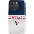 NFL Houston Texans White Striped iPhone 16 Pro Impact Case